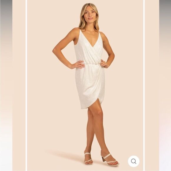 Trina Turk Womens Allure Mini Dress, White - Picture 5 of 15